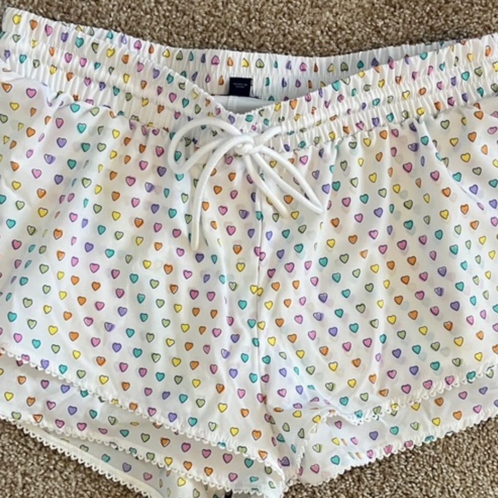 Roller Rabbit Disco Hearts Wave Drawstrings Shorts